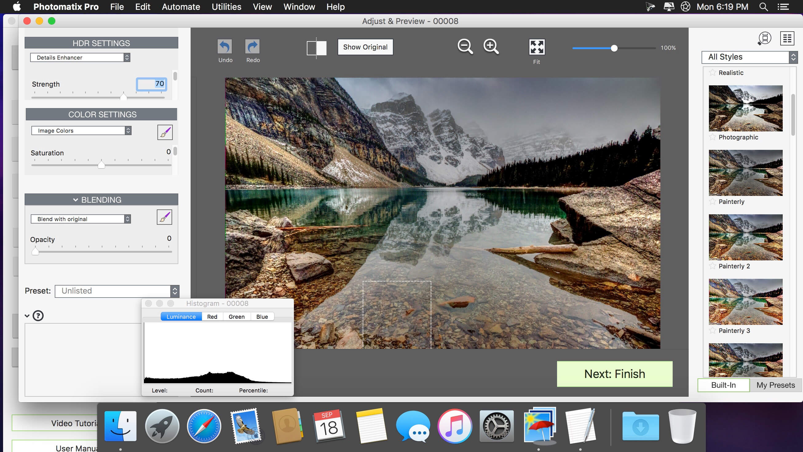 Photomatix Pro 6.2.2 for Mac screenshot