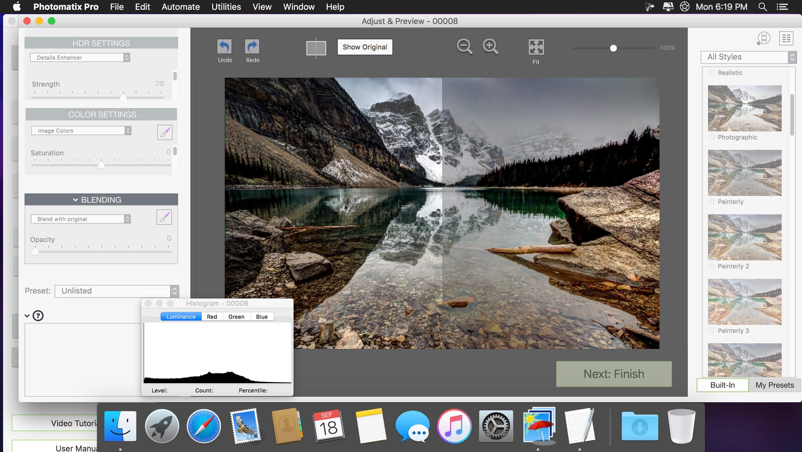 Photomatix Pro 6.2.2 for Mac screenshot