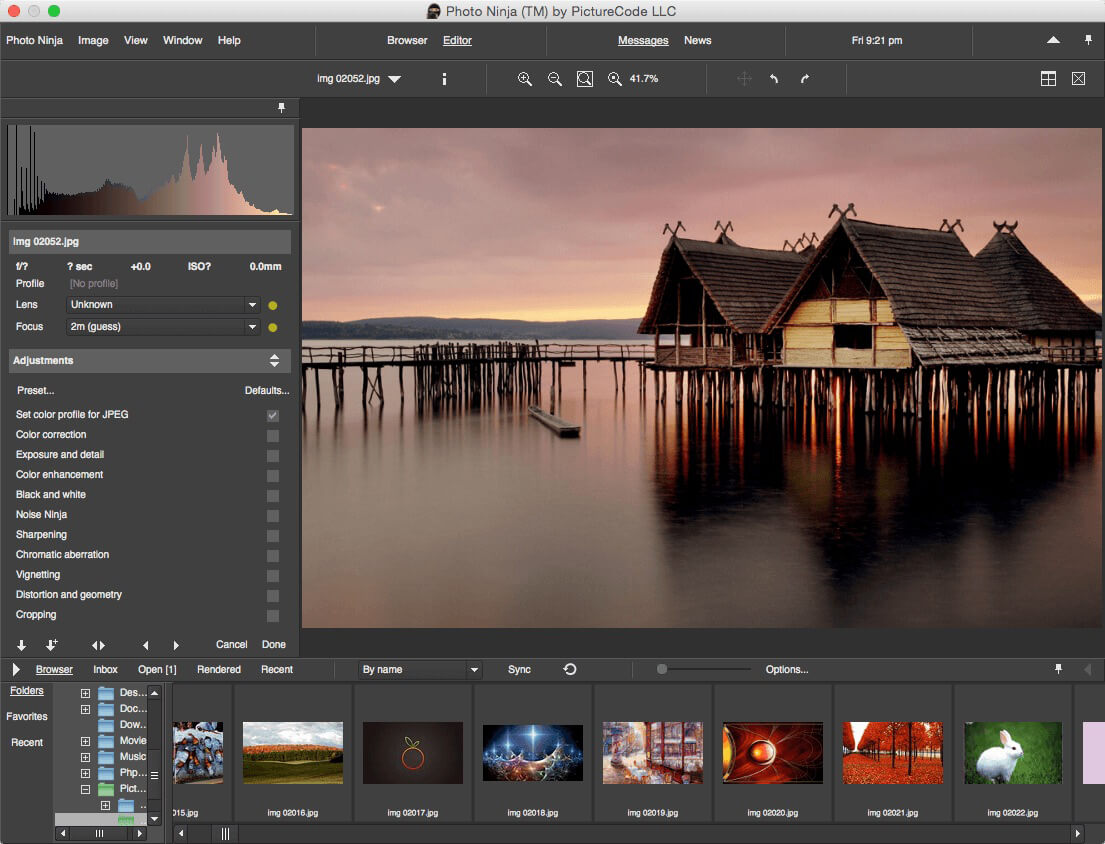 PictureCode Photo Ninja 1.4.0c Pre-releasee for Mac screenshot