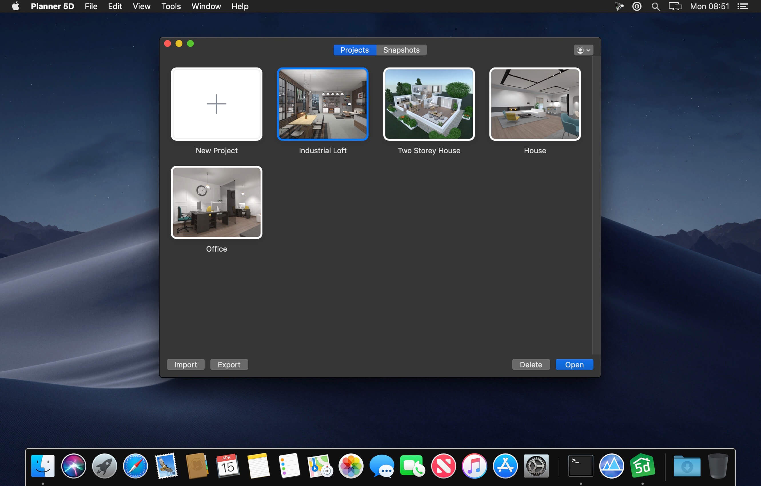 Planner 5D 4.3.18 for Mac screenshot