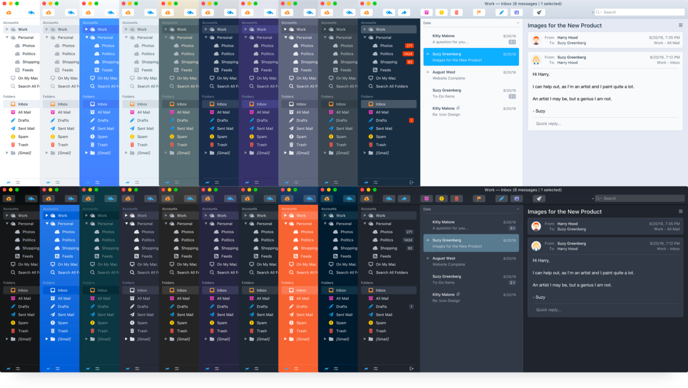 Postbox 7.0.65 for Mac screenshot