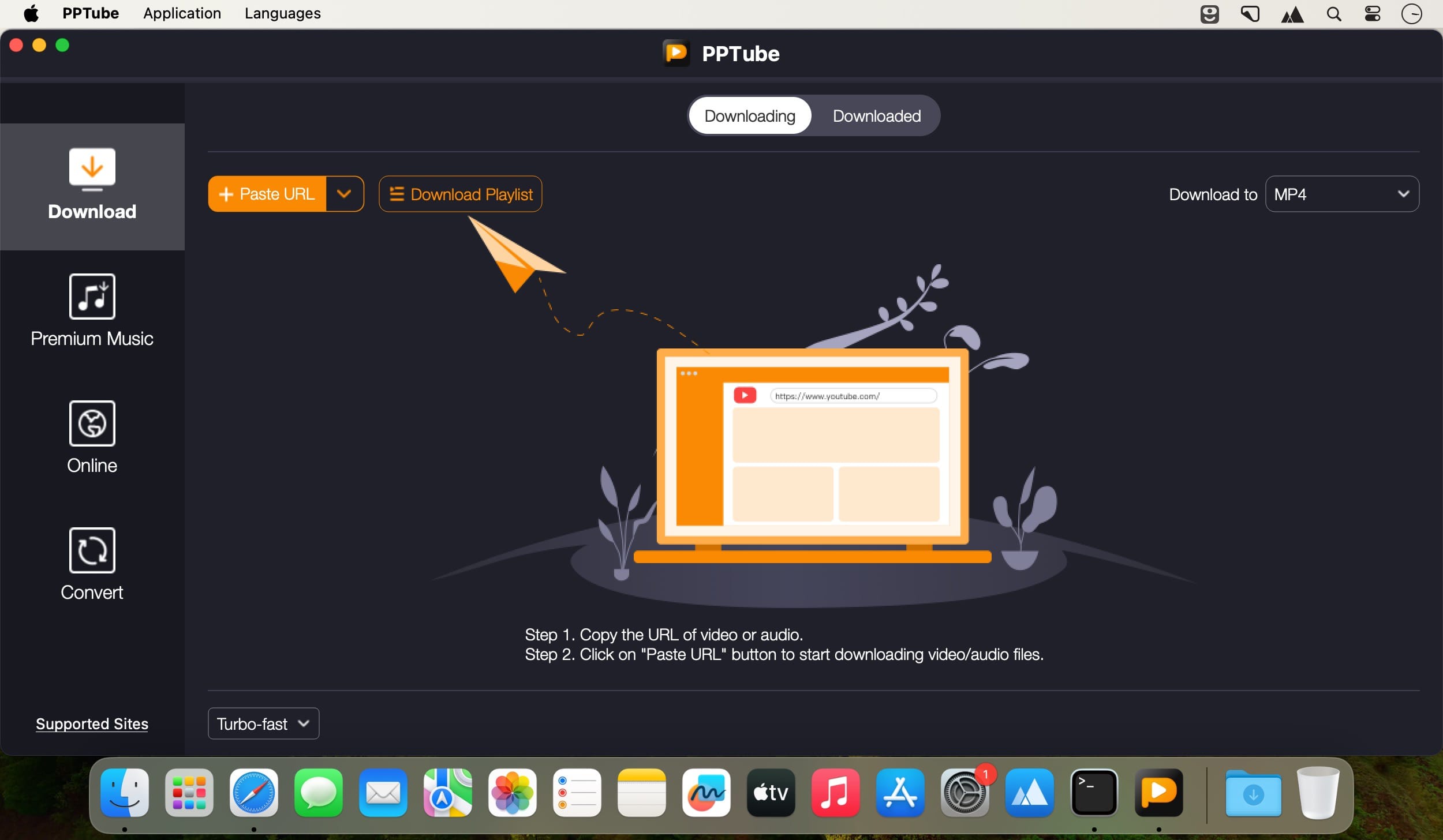 PPTube 9.5.0 for Mac screenshot