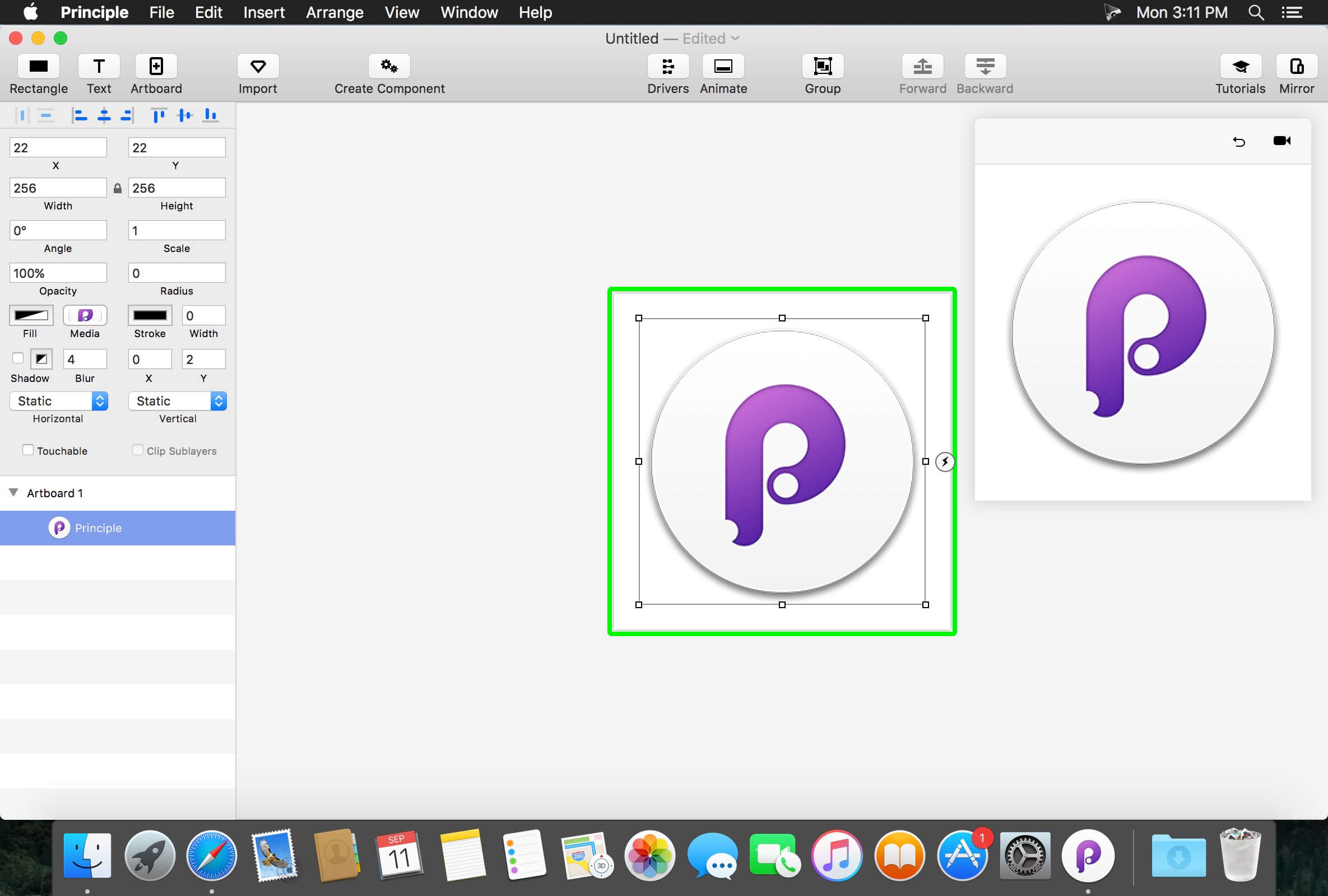 Principle 6.34 for Mac screenshot