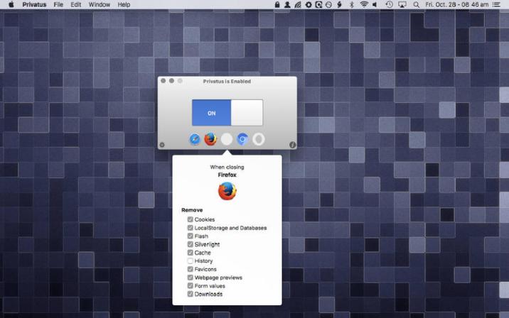 Privatus 7.1.0 for Mac screenshot