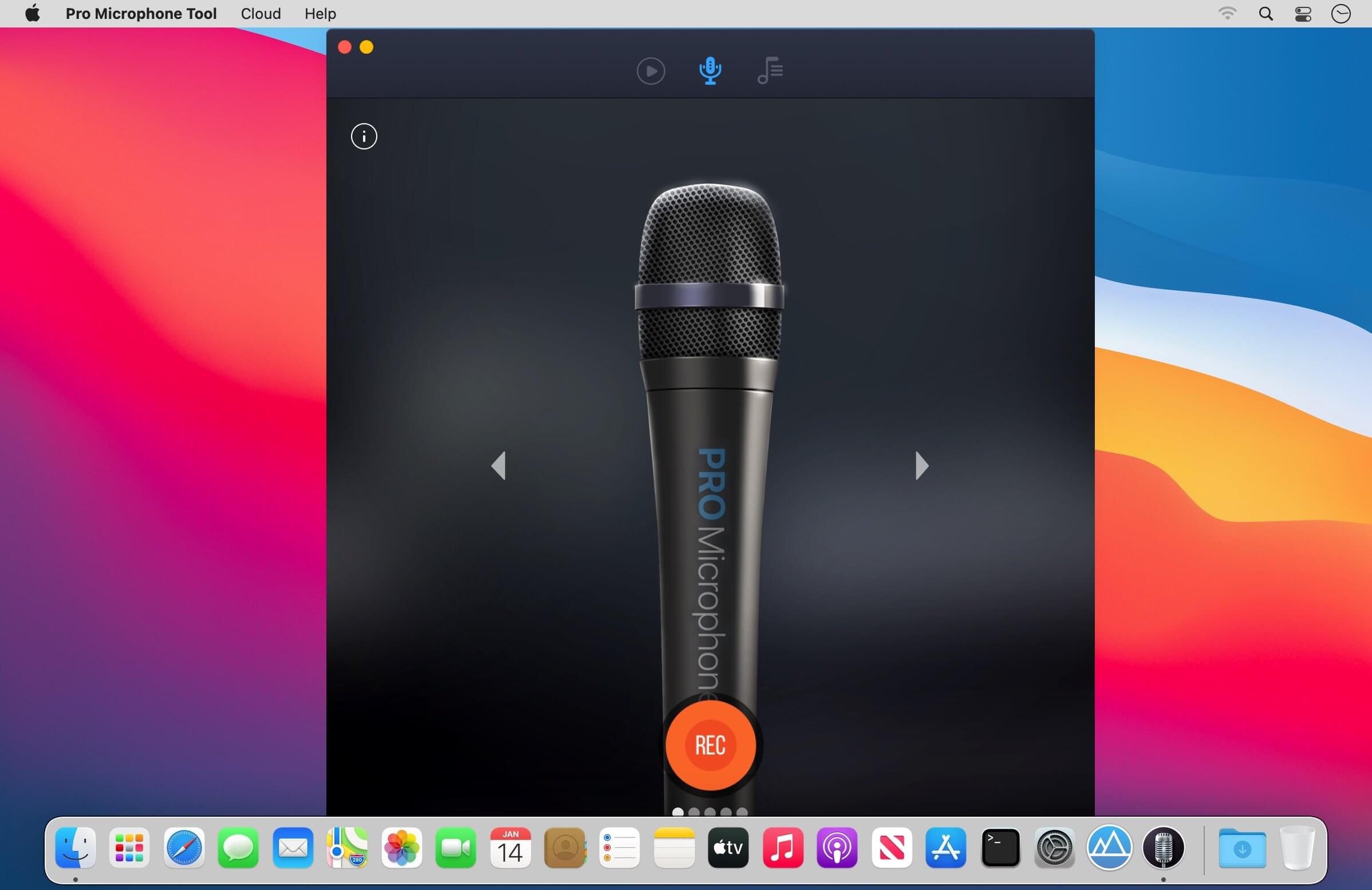 Pro Microphone 1.7.0 for Mac screenshot