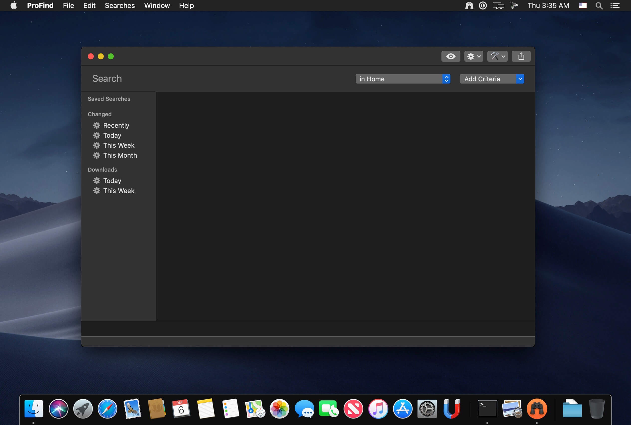 ProFind 1.29 for Mac screenshot