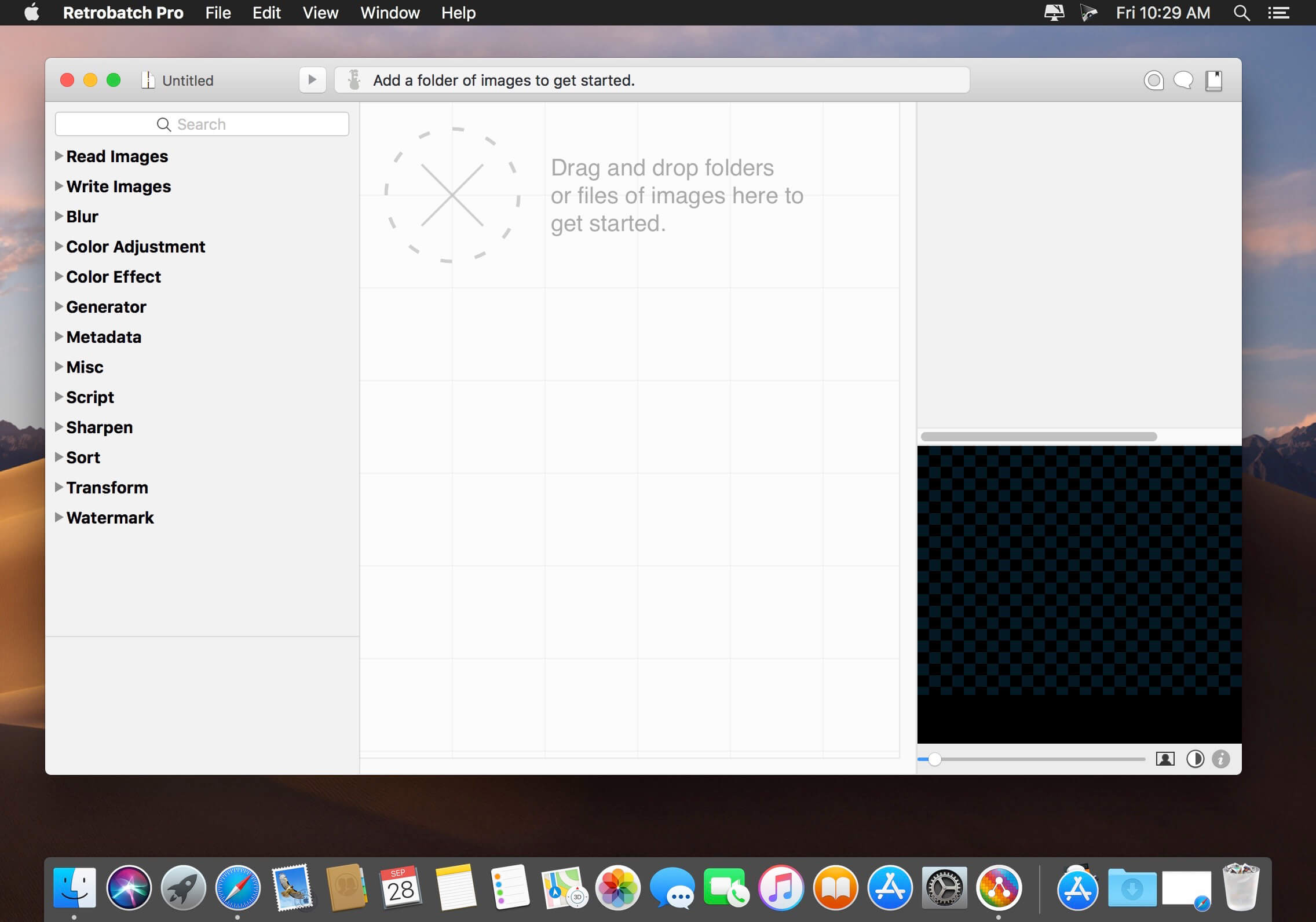 Retrobatch 1.4.4 for Mac screenshot