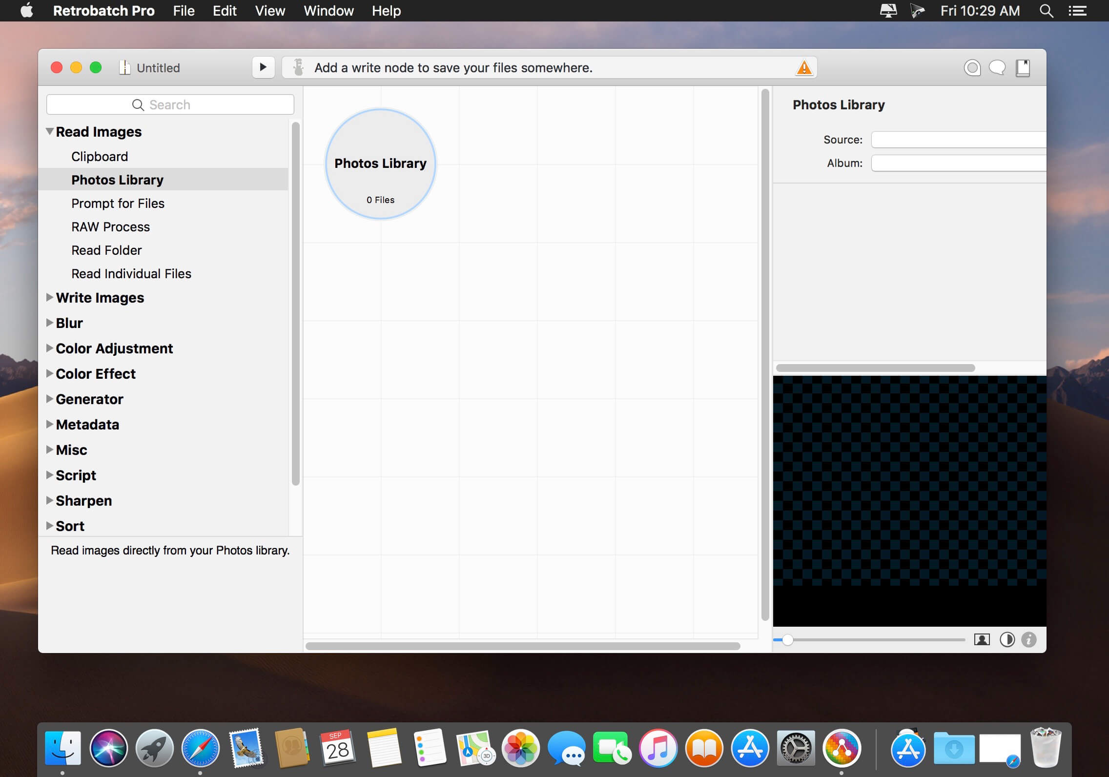 Retrobatch 1.4.4 for Mac screenshot