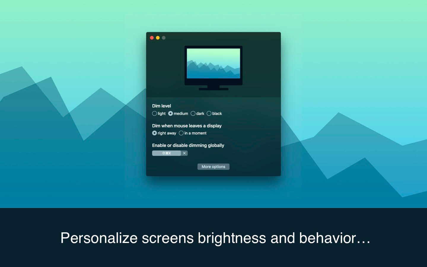 ScreenFocus 1.1.1 for Mac screenshot