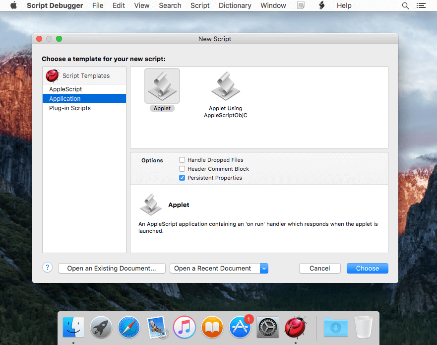 Script Debugger 8.0.10 for Mac screenshot