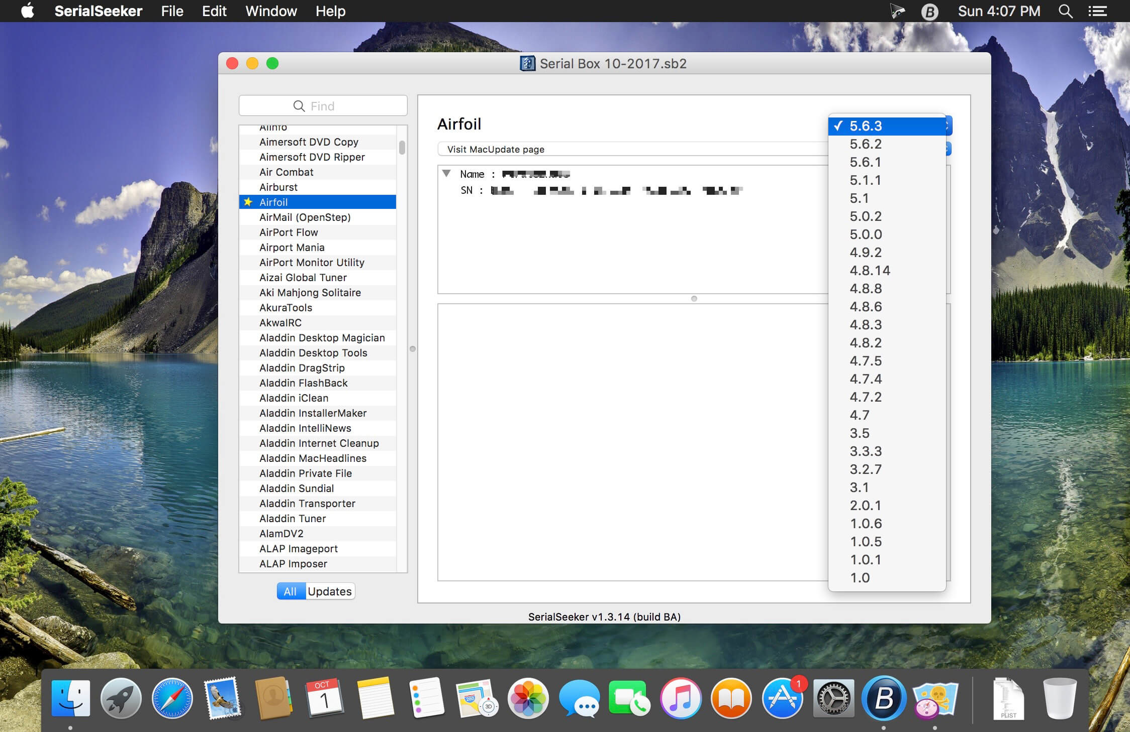 Serial Box 07.2020 for Mac screenshot