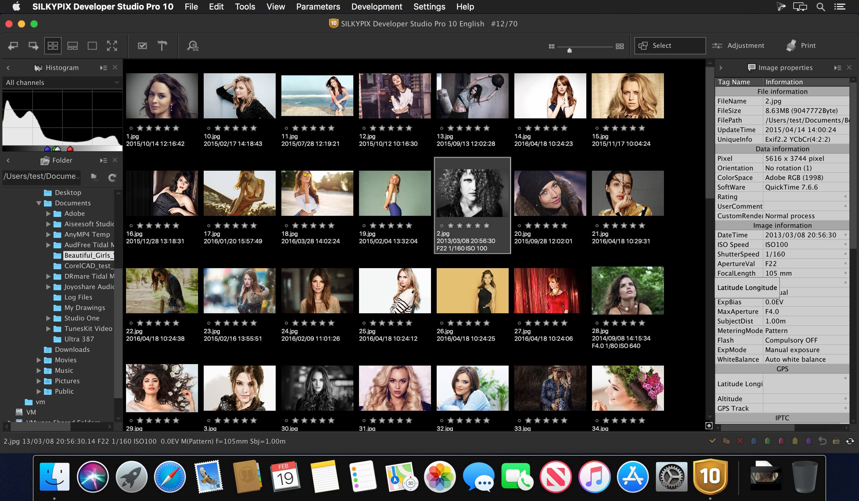 SILKYPIX Developer Studio Pro 10.0.13.0 for Mac screenshot