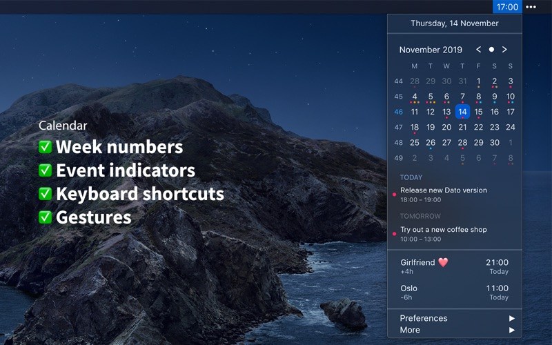 Dato 5.4.0 for Mac screenshot