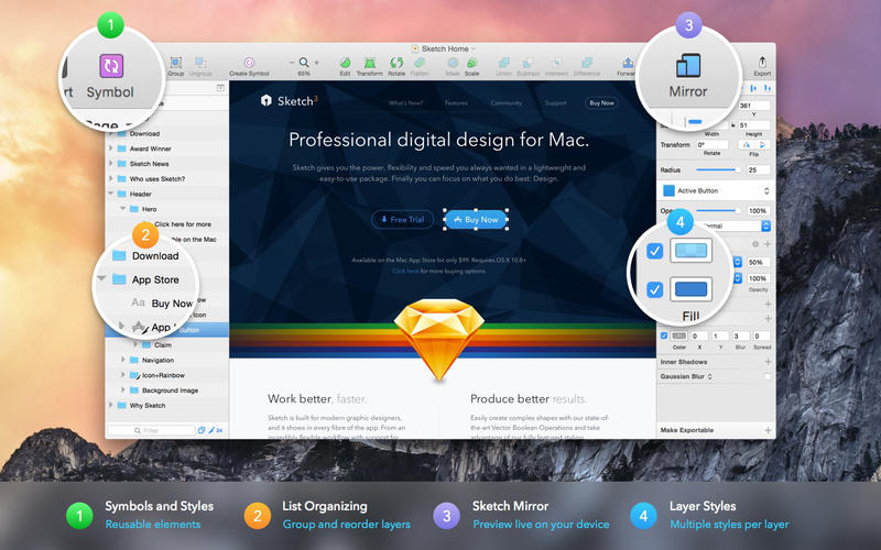 Sketch 2025.2.1 for Mac screenshot