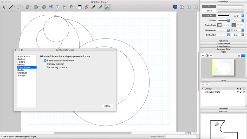 SketchUp Pro 2024 v24.0.554 for Mac screenshot