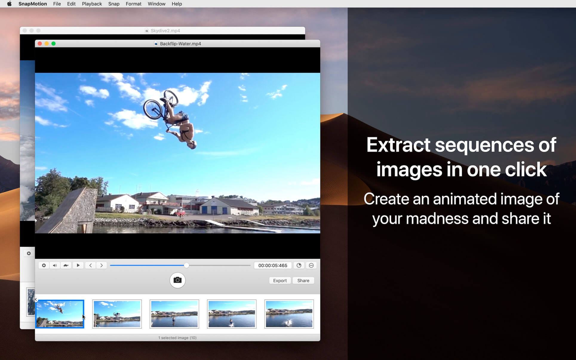 SnapMotion 5.0.0 for Mac screenshot
