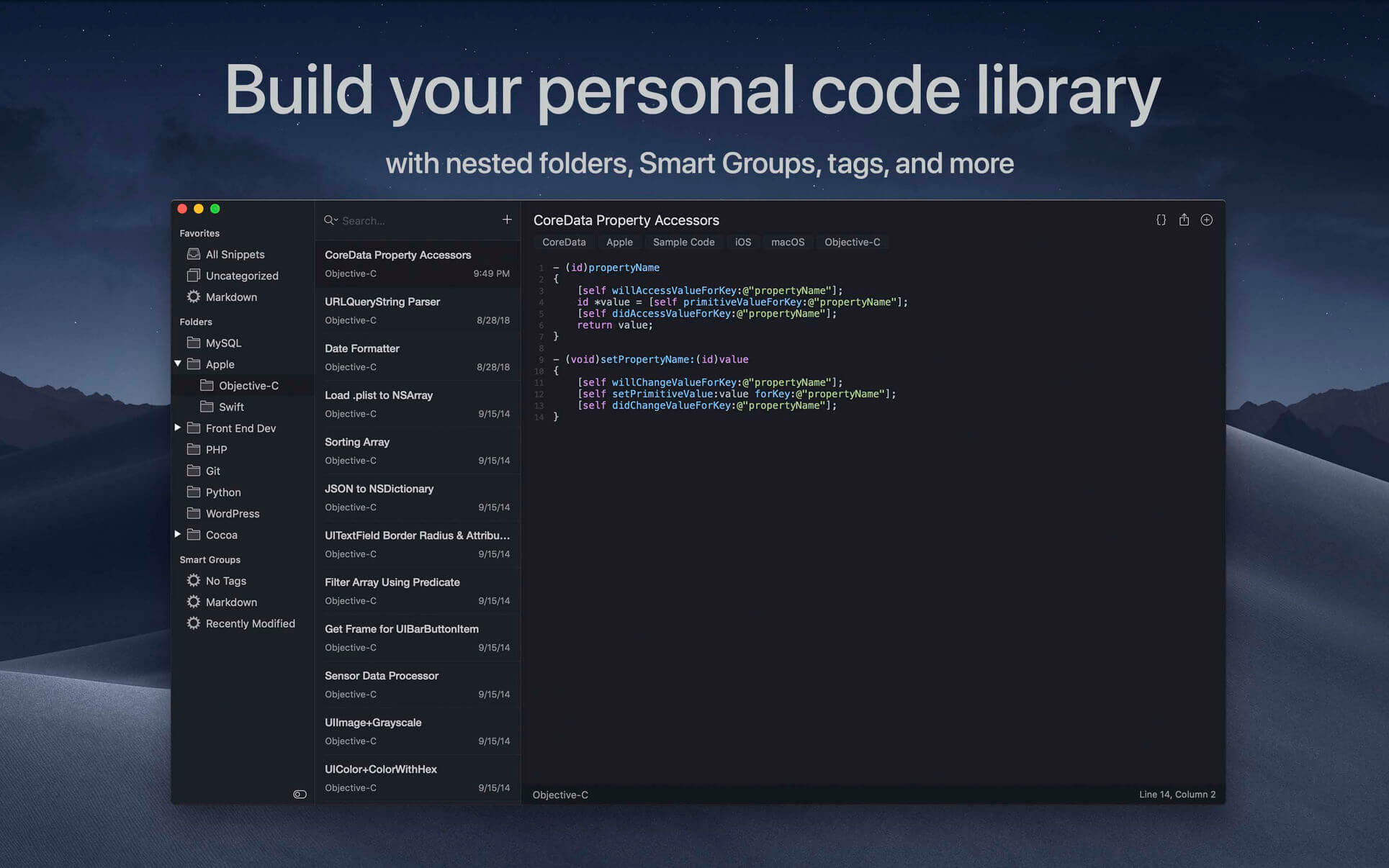 SnippetsLab 2.5 for Mac screenshot