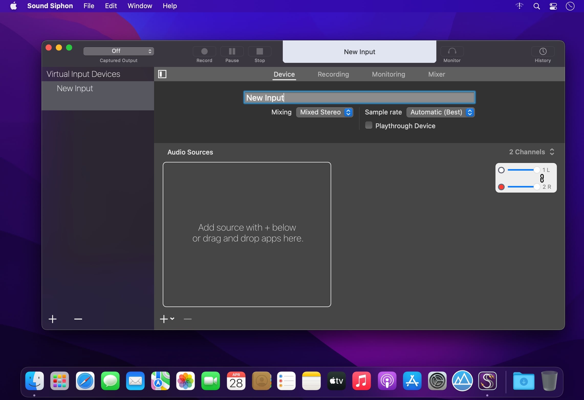 Sound Siphon 3.8.2 for Mac screenshot