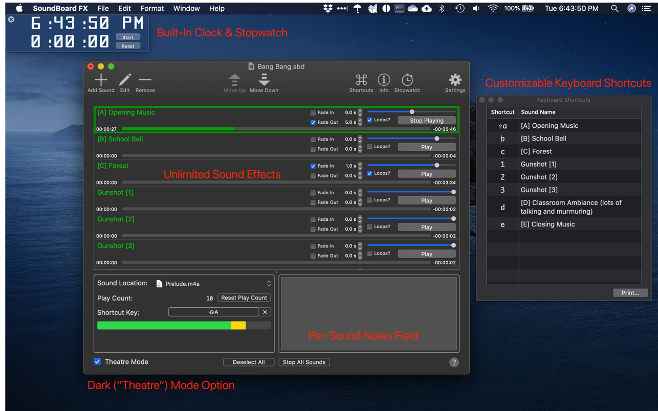 SoundBoard FX 1.5.2 for Mac screenshot