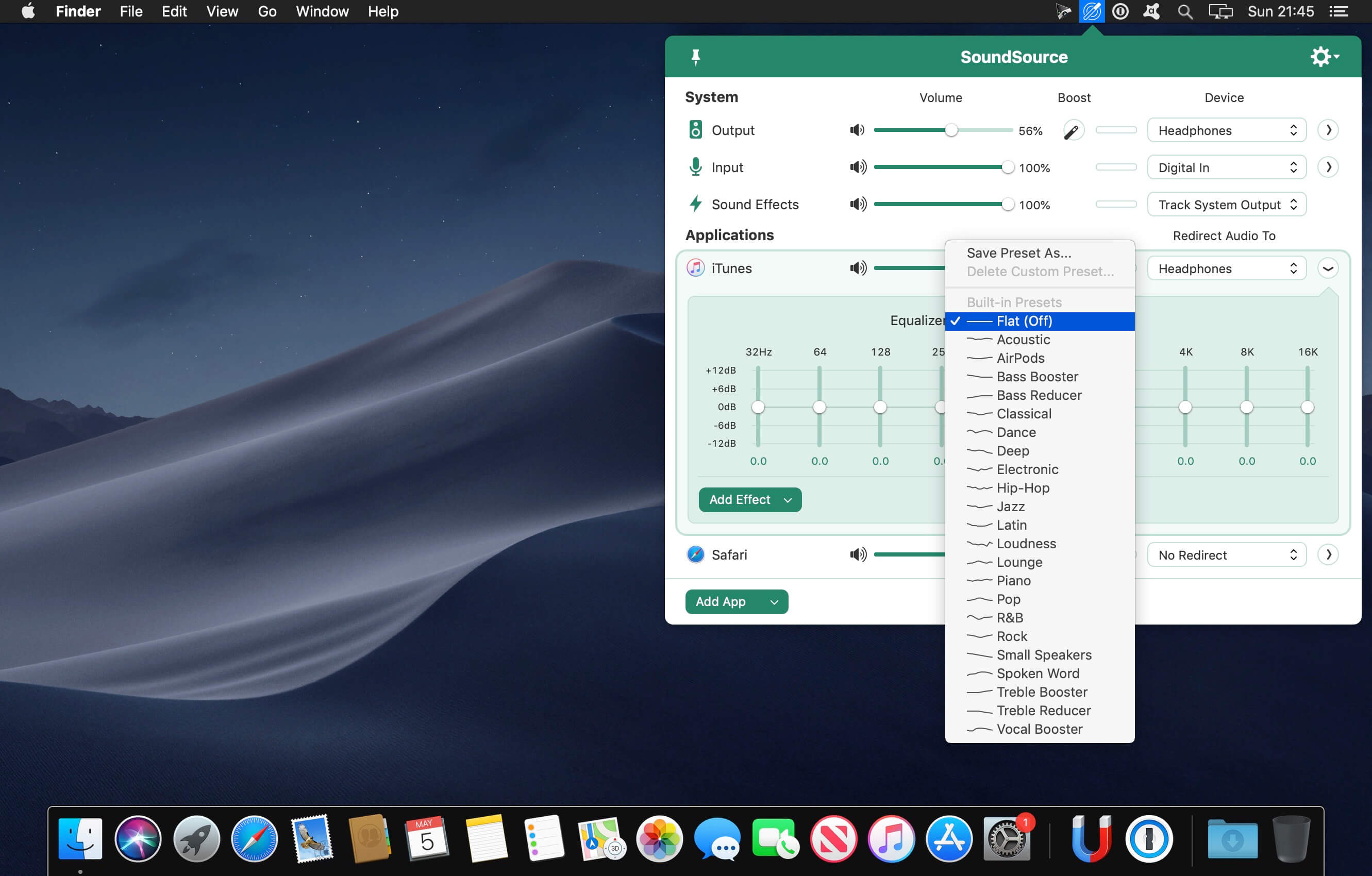 SoundSource 5.8.1 for Mac screenshot