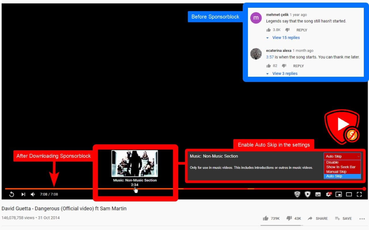 SponsorBlock for YouTube 5.10.1 for Mac screenshot