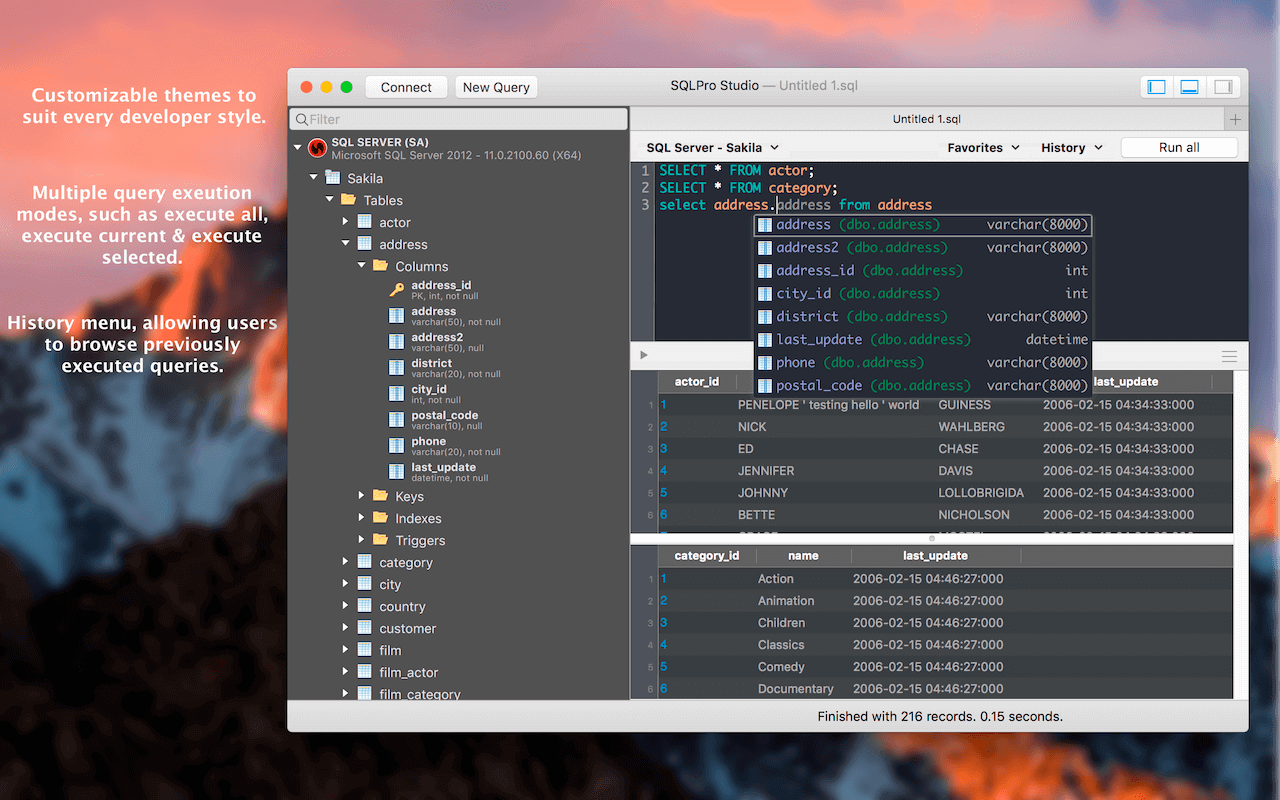 SQLPro Studio 2021.07 for Mac screenshot