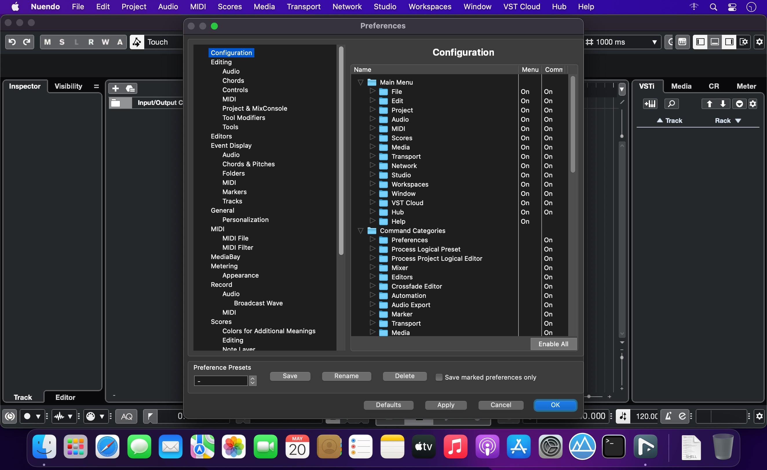 Steinberg Nuendo 14 v14.0.40 for Mac screenshot