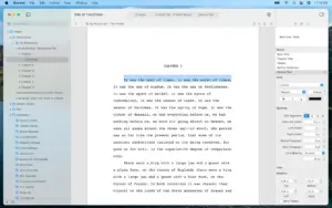 Storyist 4.4.1 for Mac screenshot