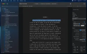 Storyist 4.4.1 for Mac screenshot