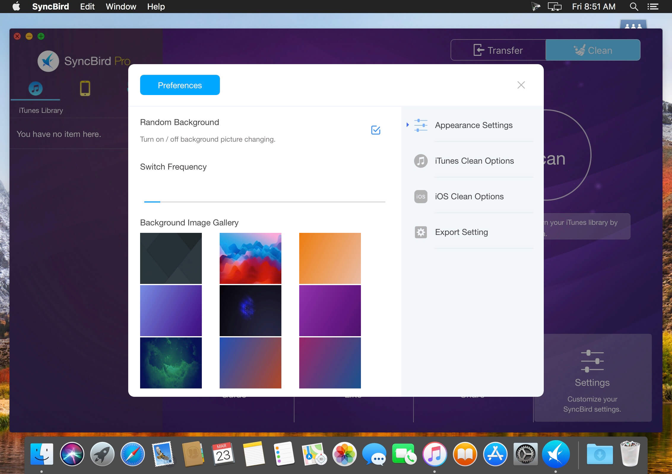 SyncBird Pro 4.0.14 for Mac screenshot