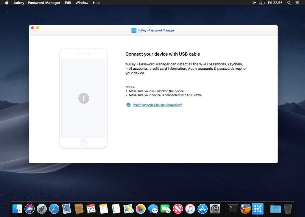 Tenorshare 4uKey – Password Manager 1.3.3.5 for Mac screenshot