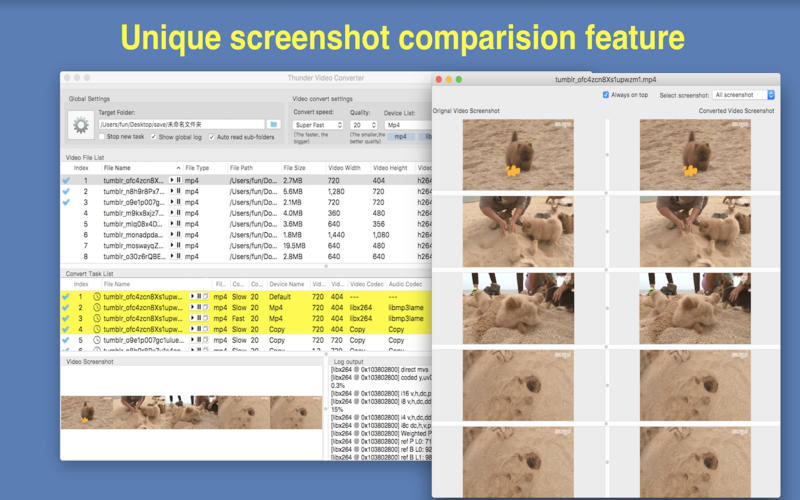 Thunder Video Converter Pro 5.6 for Mac screenshot