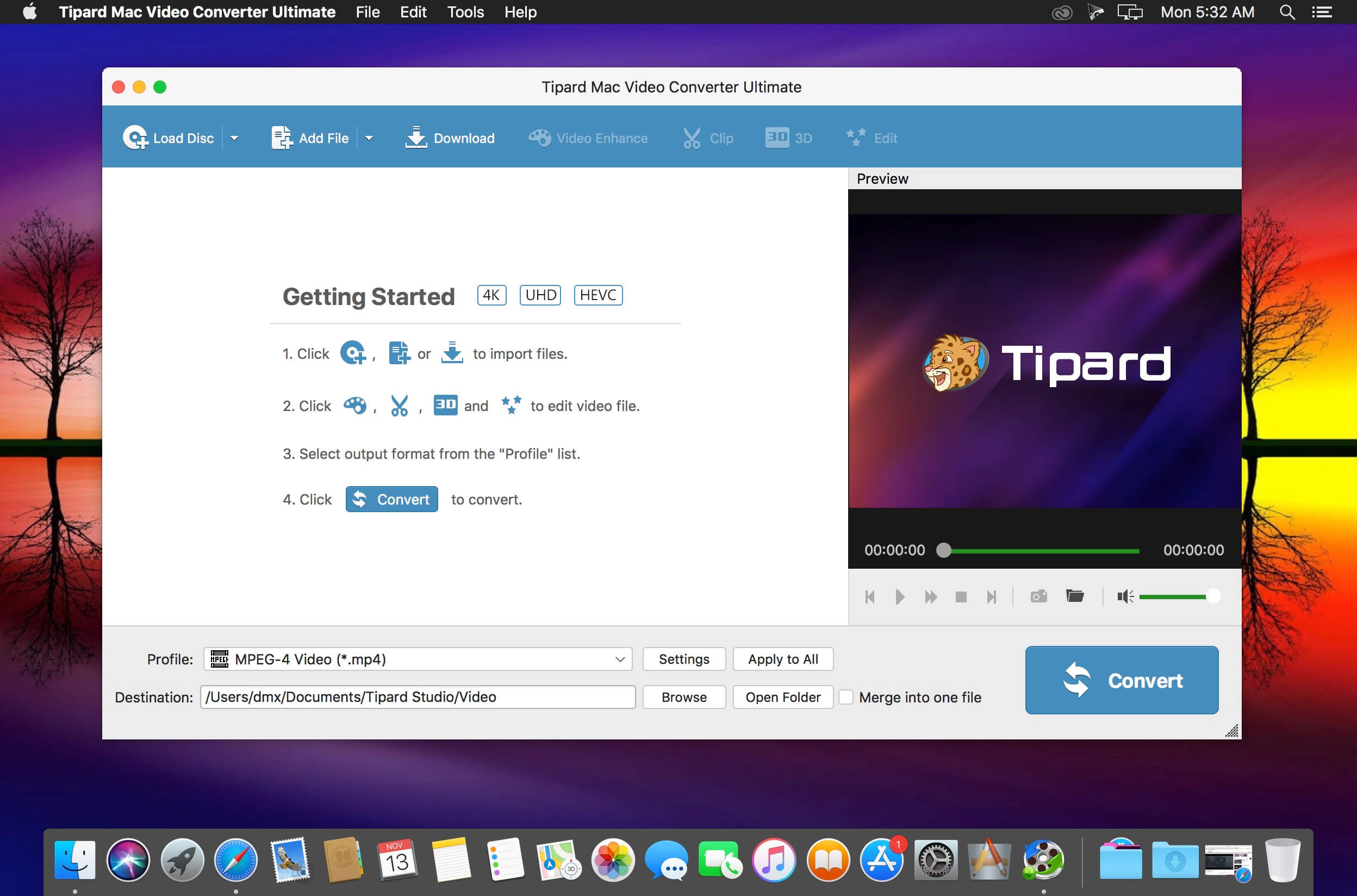 Tipard Video Converter Ultimate 10.2.76 for Mac screenshot