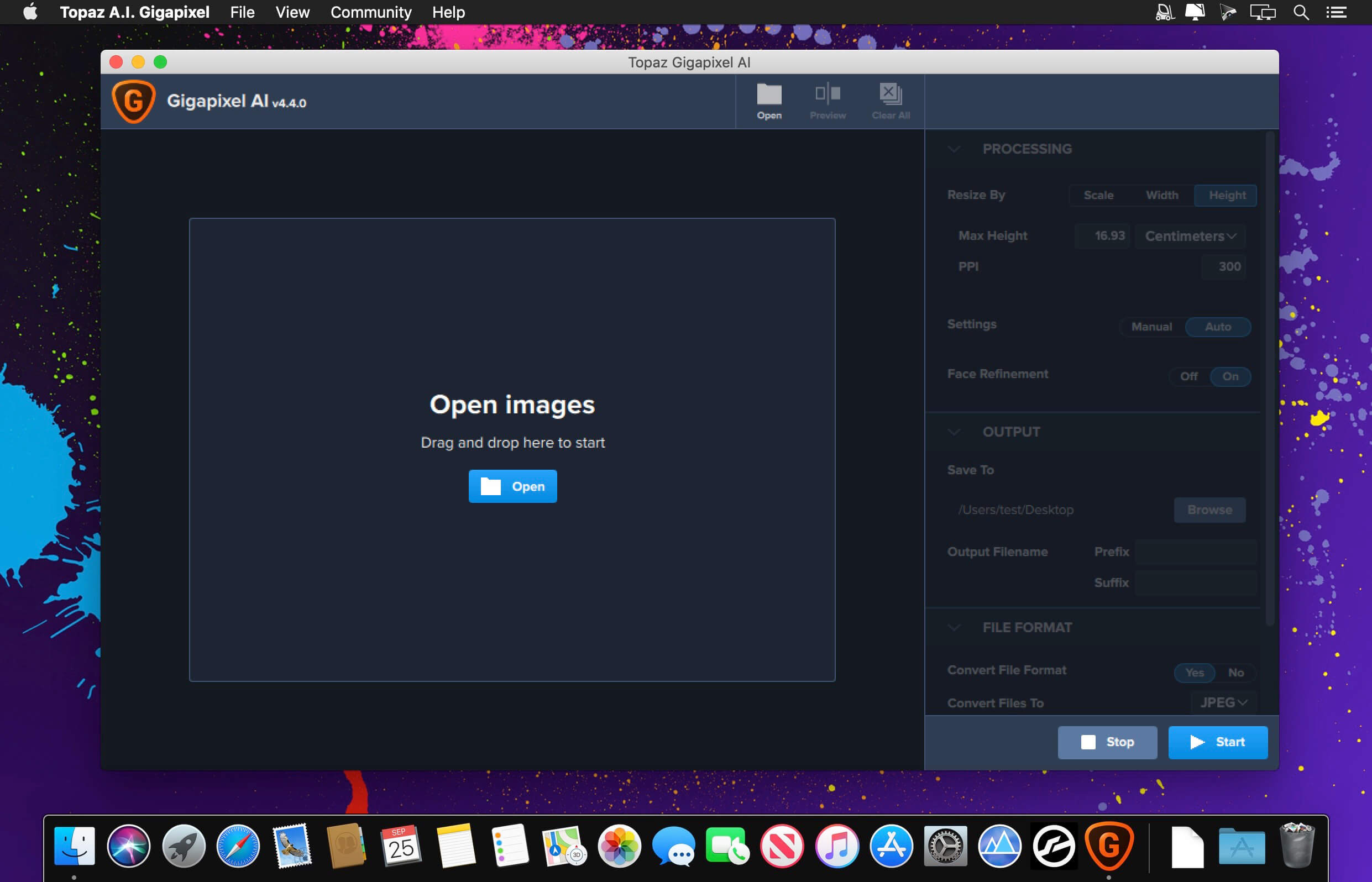 Topaz Gigapixel AI 7.0.5 for Mac screenshot