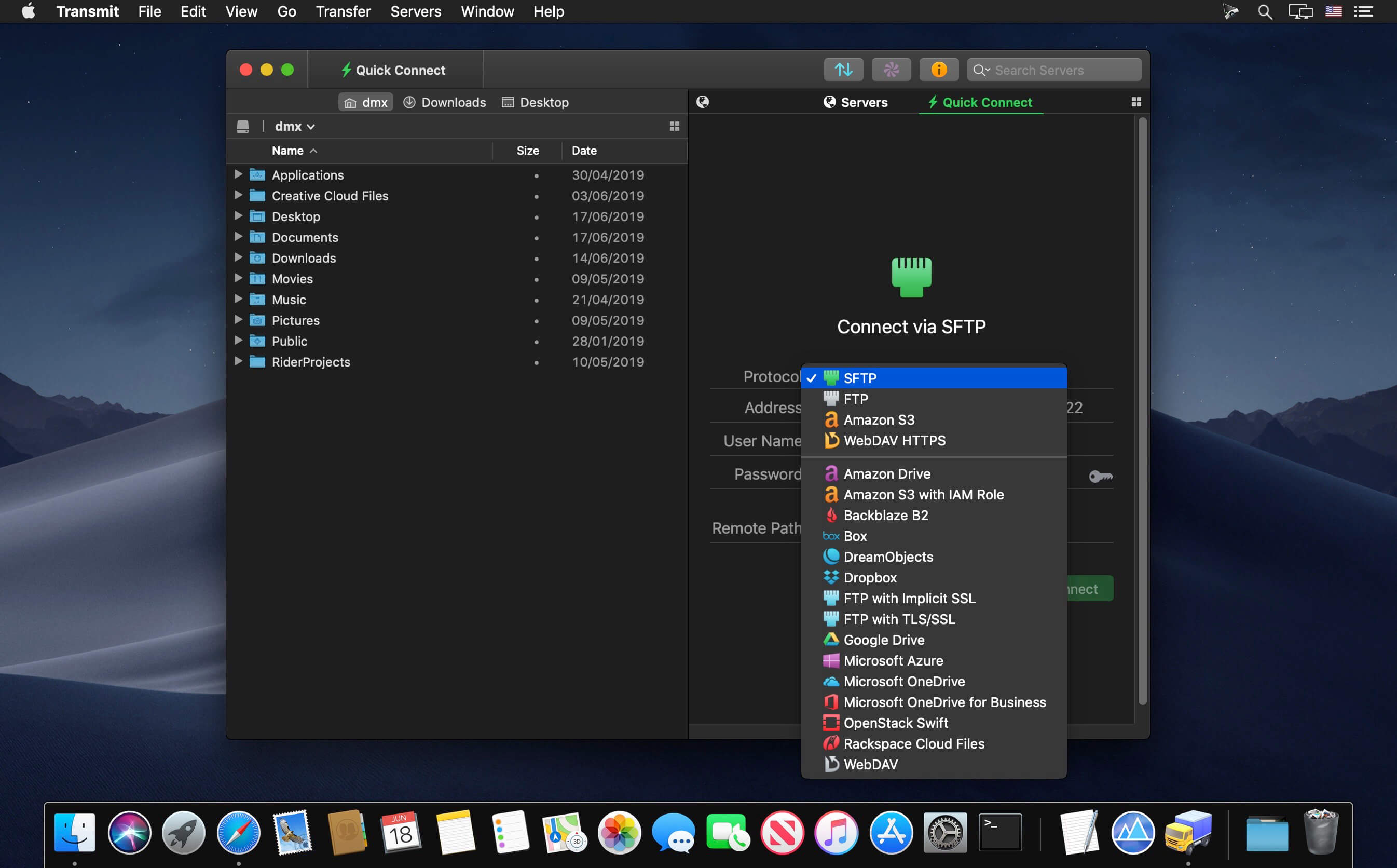 Transmit 5.10.8 for Mac screenshot