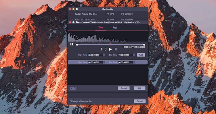TunesKit Audio Capture 3.5.0.55 for Mac screenshot
