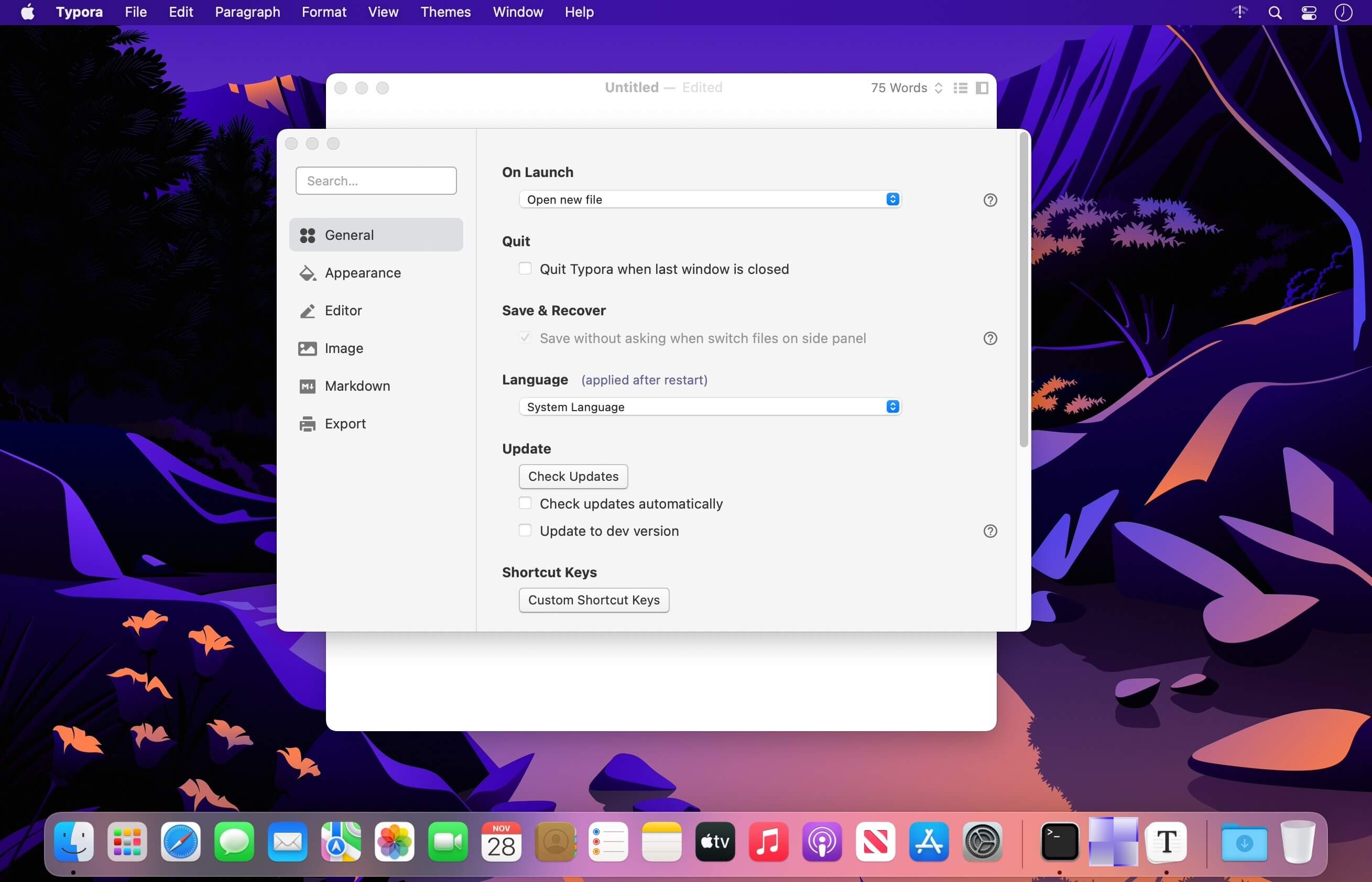 Typora 1.10.8 for Mac screenshot
