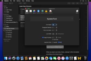 Ulysses 40.1 fix for Mac screenshot