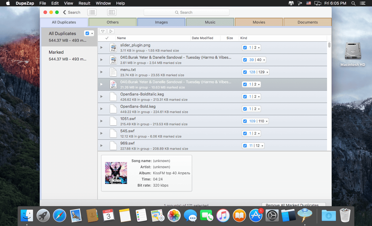UninstallPKG 1.1.7 (1343) for Mac screenshot