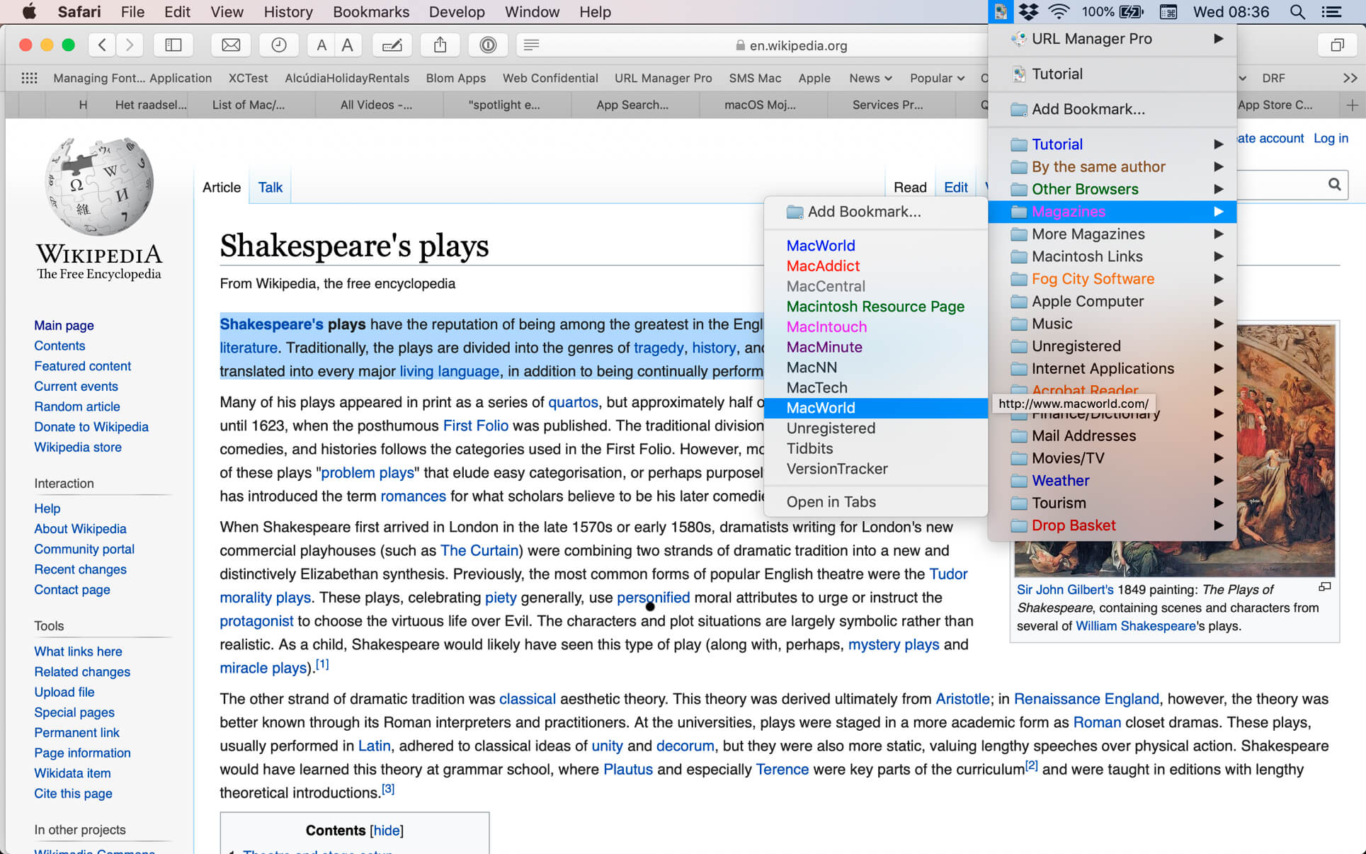 URL Manager Pro 6.4.4 for Mac screenshot