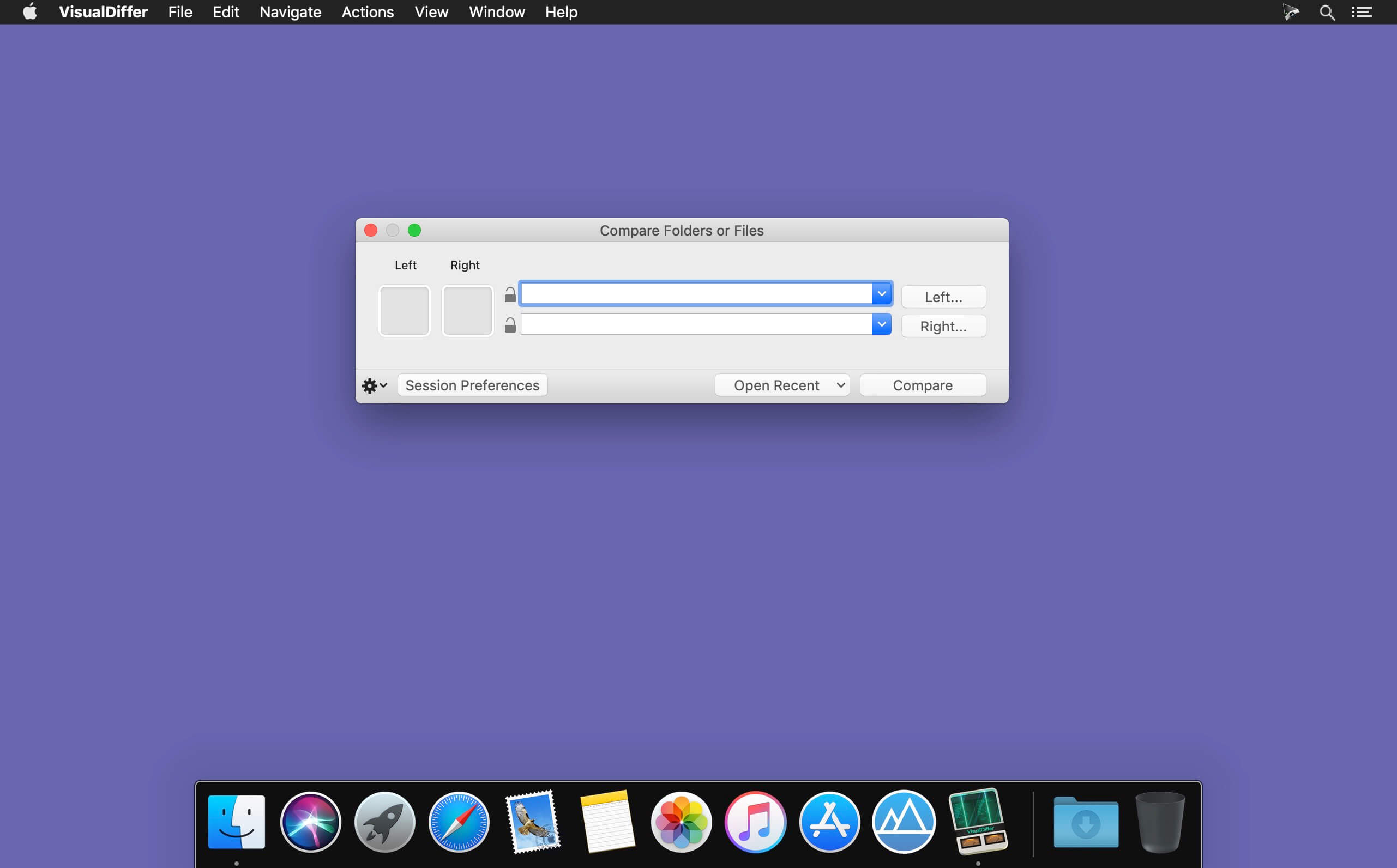 VisualDiffer 1.8.1 for Mac screenshot