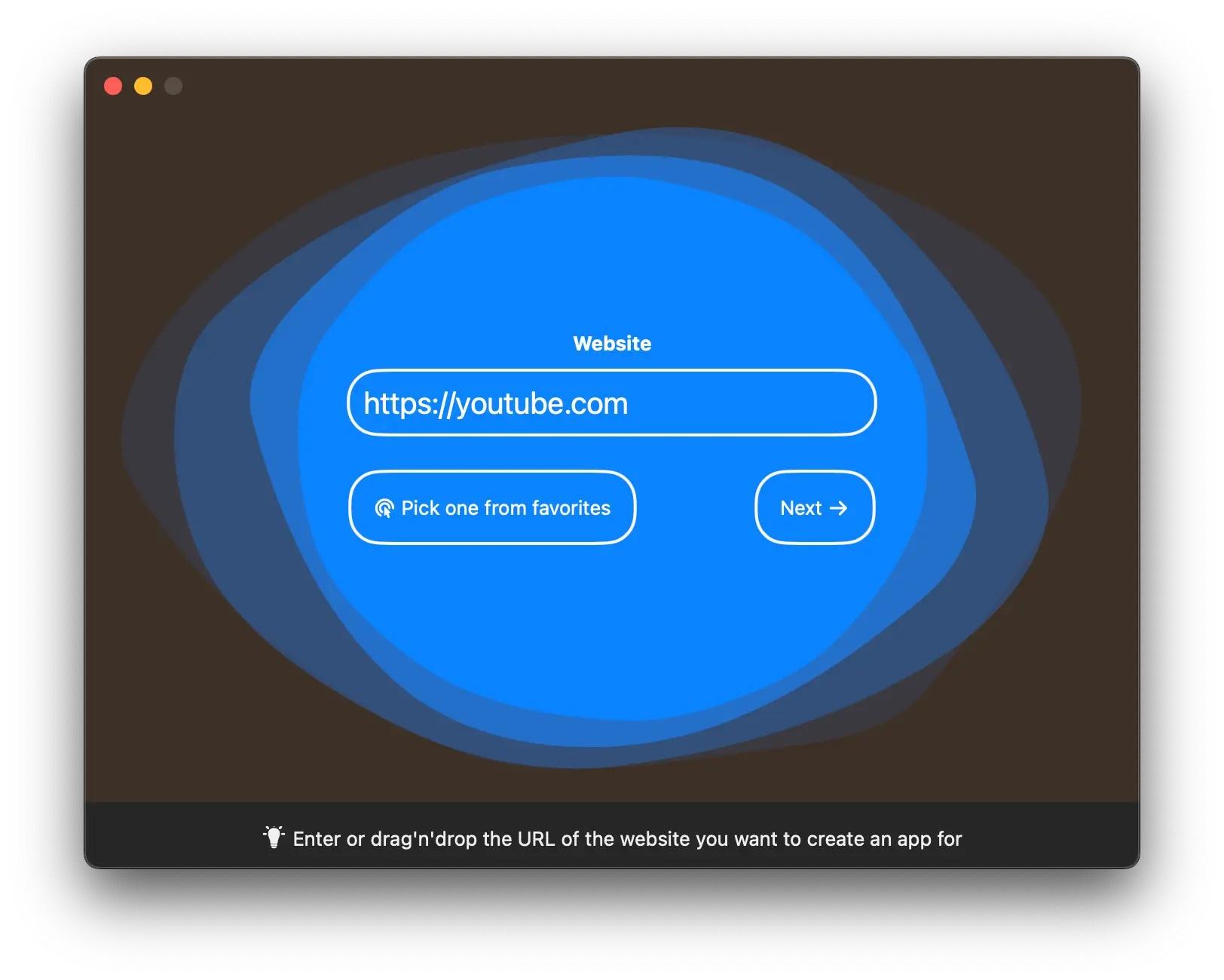 Web2Mac 1.2 for Mac screenshot