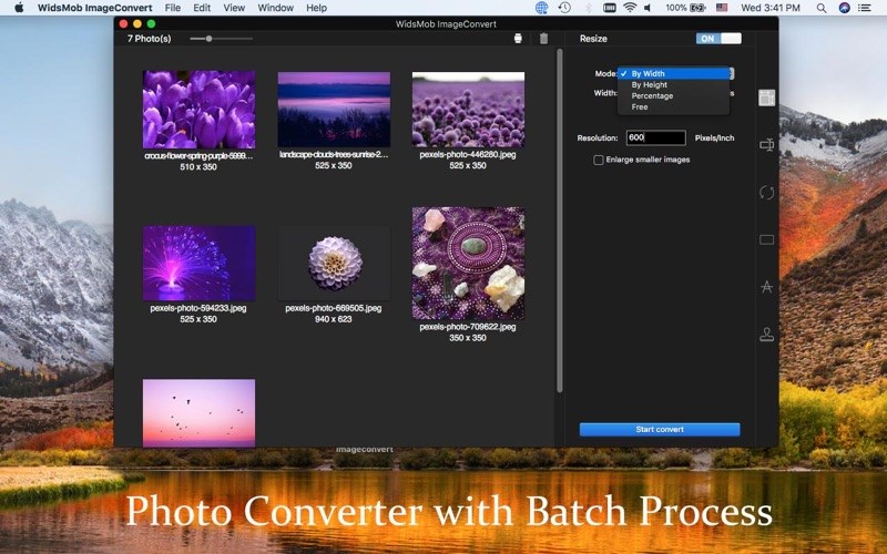 WidsMob ImageConvert 2.17 for Mac screenshot