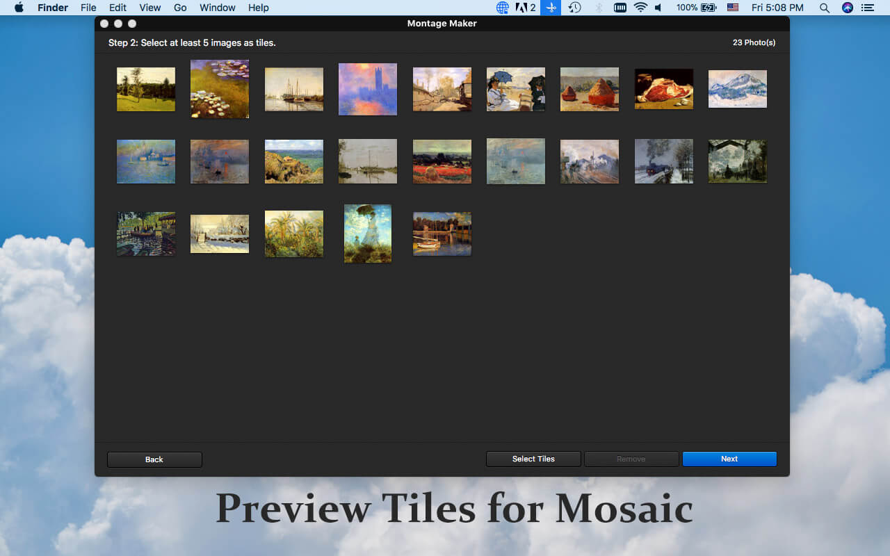 WidsMob Montage 1.18 for Mac screenshot
