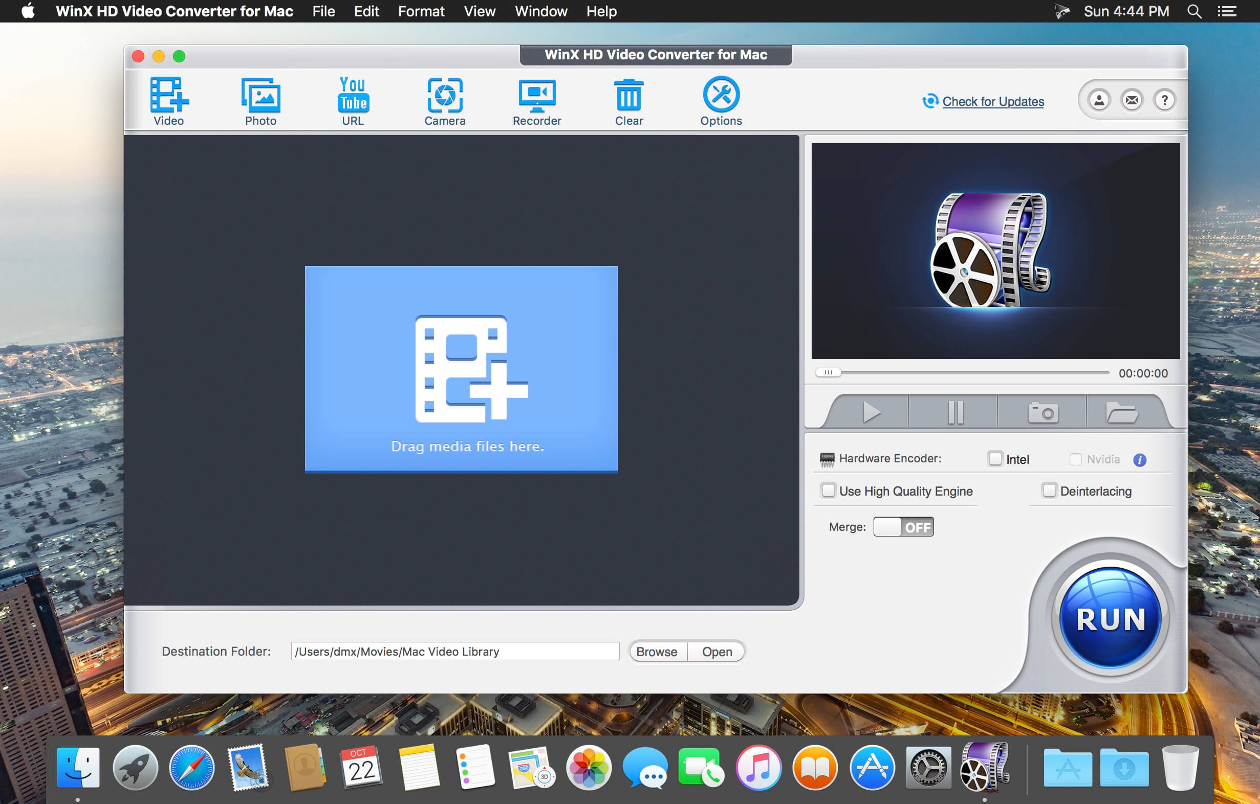 WinX HD Video Converter 6.8.3 for Mac screenshot