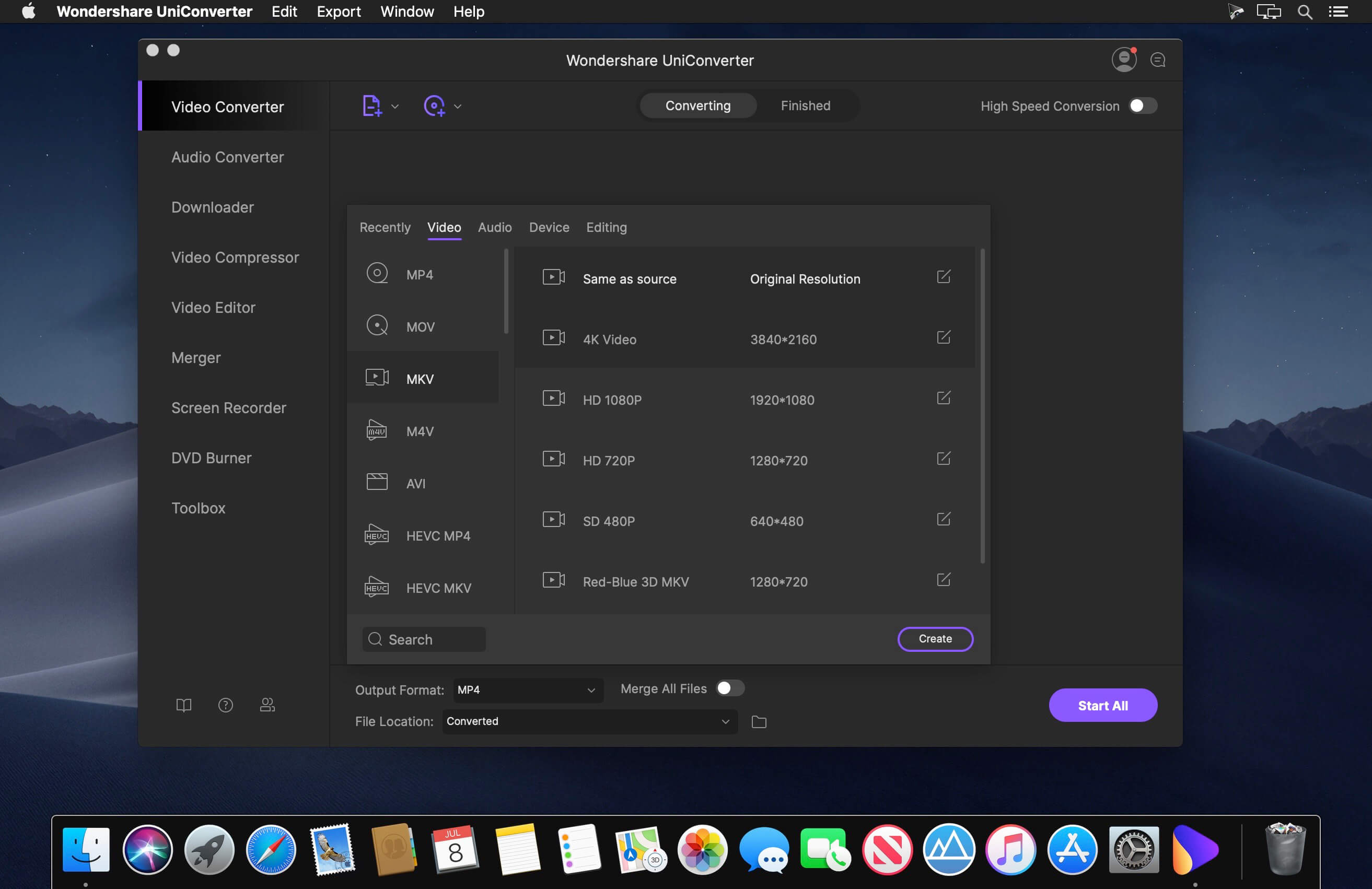 Wondershare UniConverter 15.5.3.956 only Apple Silicon for Mac screenshot