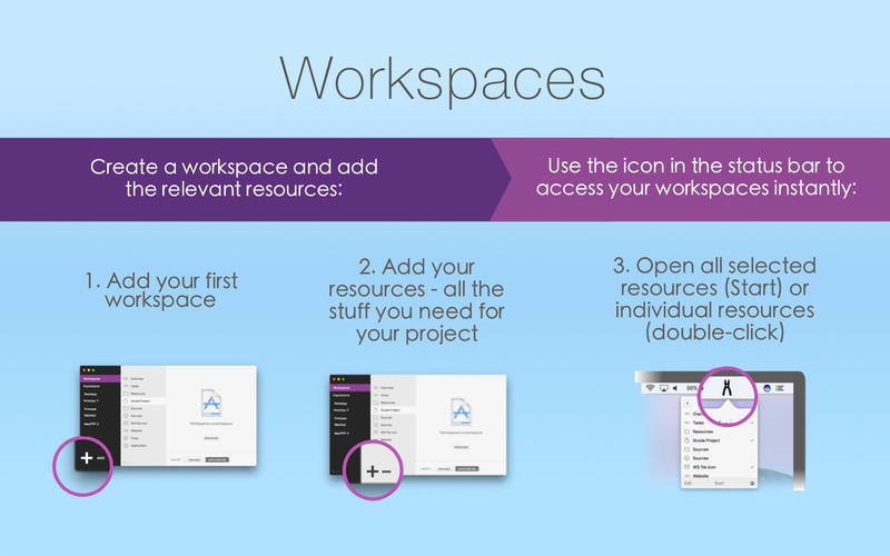 Workspaces 2.1.4 for Mac screenshot