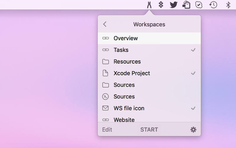 Workspaces 2.1.4 for Mac screenshot