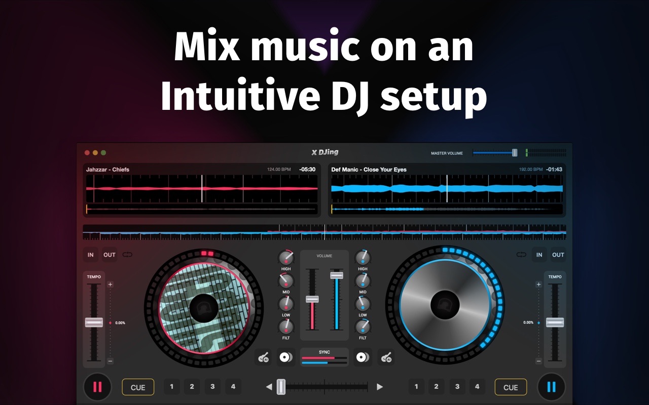 X Djing – Music Mix Maker 2.2.3 for Mac screenshot