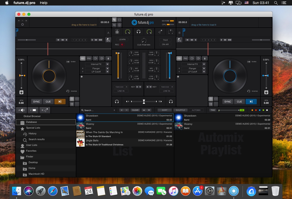 XYLIO future.dj pro 1.9.1.0 for Mac screenshot